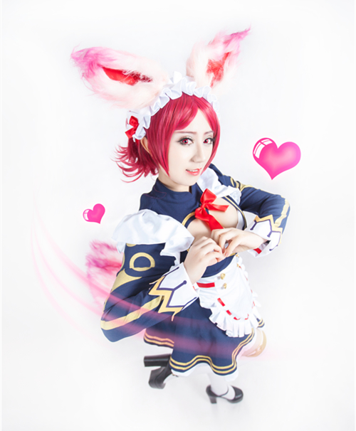 雪殇王者荣耀女仆妲己Cosplay8