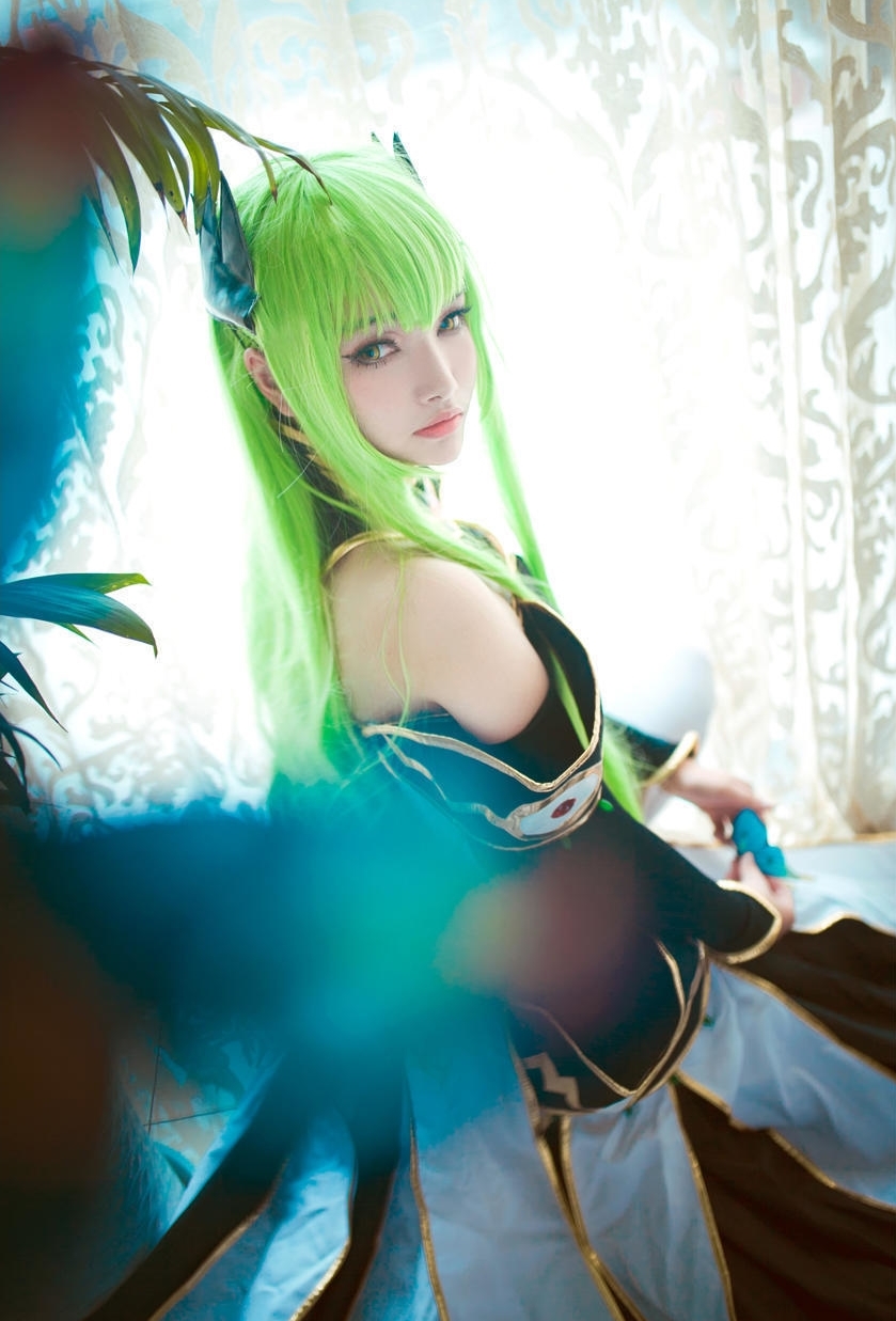 coser_尹锌Cosplay叛逆的鲁鲁修C.C6