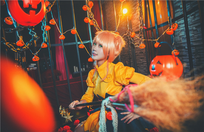 五仁月饼魔卡少女樱小樱万圣节Cosplay3