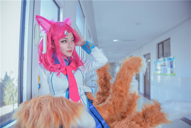 小杉杉英雄联盟阿狸Cosplay5