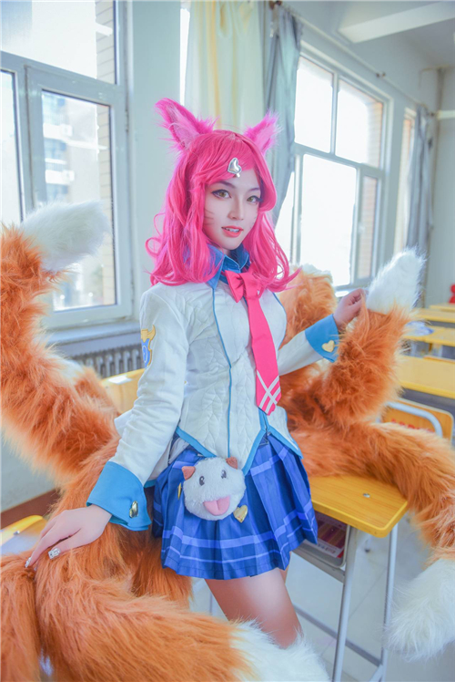 小杉杉英雄联盟阿狸Cosplay3