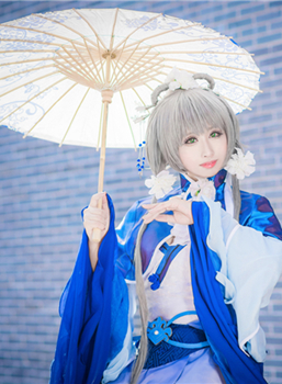 虚空_澪绫Vsinger洛天依冬至芍药Cosplay