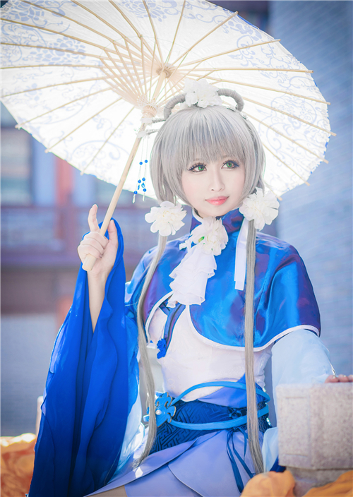 虚空_澪绫Vsinger洛天依冬至芍药Cosplay4