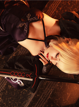 艾斯Cosplay FATE黑化saber