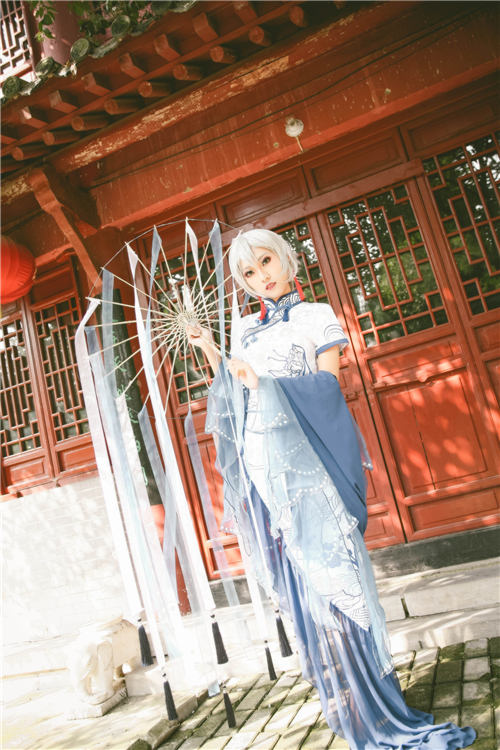 叶唯Vsinger言和青花瓷cosplay2