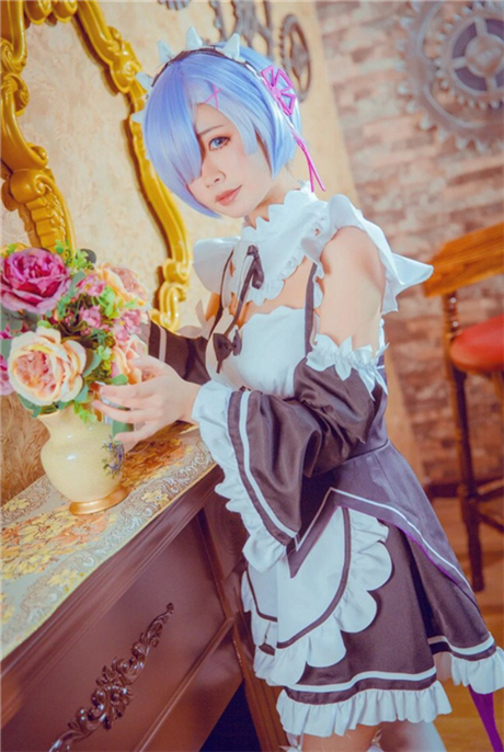 白荼rike从零开始的异世界生活蕾姆Cosplay1