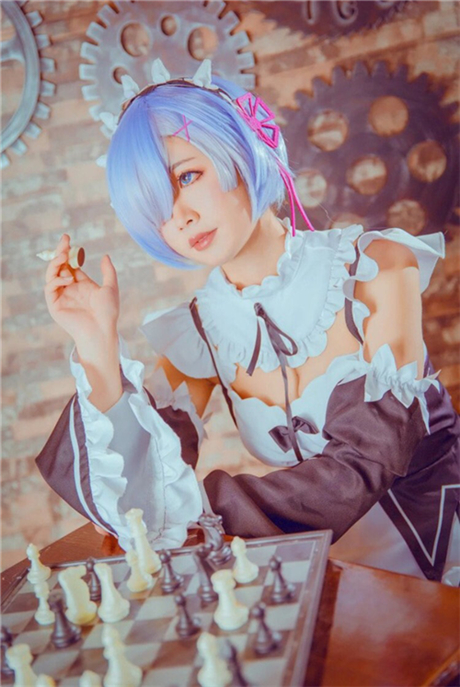 白荼rike从零开始的异世界生活蕾姆Cosplay5