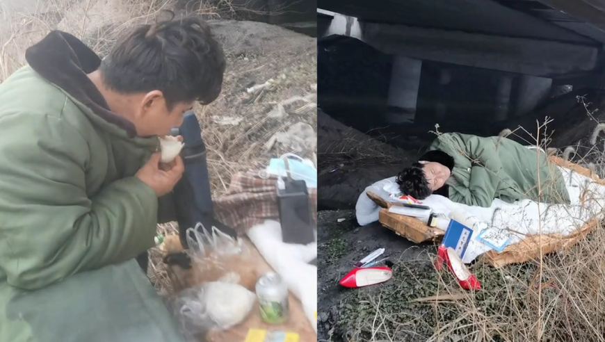 男星欠债千万落魄到住桥洞,啃馒头穿着邋遢,曾因《星光大道》走红