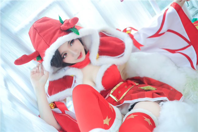 TYA事务所—错落王者荣耀貂蝉圣诞恋歌cosplay2