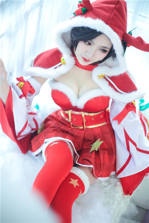 TYA事务所—错落王者荣耀貂蝉圣诞恋歌cosplay5