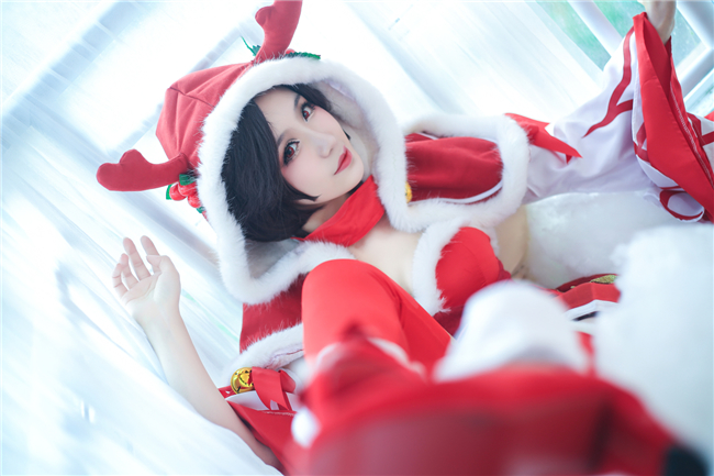 TYA事务所—错落王者荣耀貂蝉圣诞恋歌cosplay3