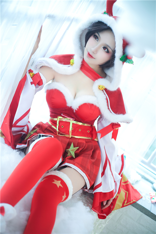 TYA事务所—错落王者荣耀貂蝉圣诞恋歌cosplay4