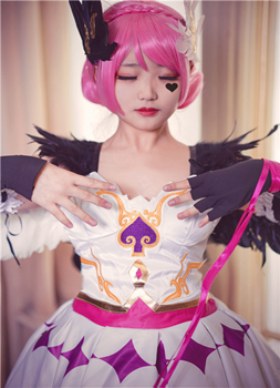 仙贝鸦Cosplay王者荣耀小乔天鹅之梦