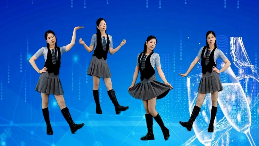 车载dj舞曲,广场舞《随性摇摆》魔性64步
