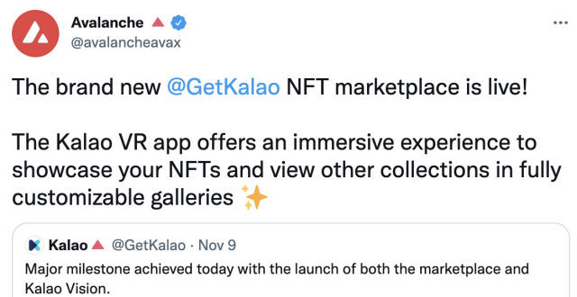 Kalao NFT市场以及Kalao Vision已上线_腾讯新闻
