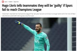 Captain Lori is ruthless: If Tottenham does not enter the Champions League next season, every player is guilty – yqqlm