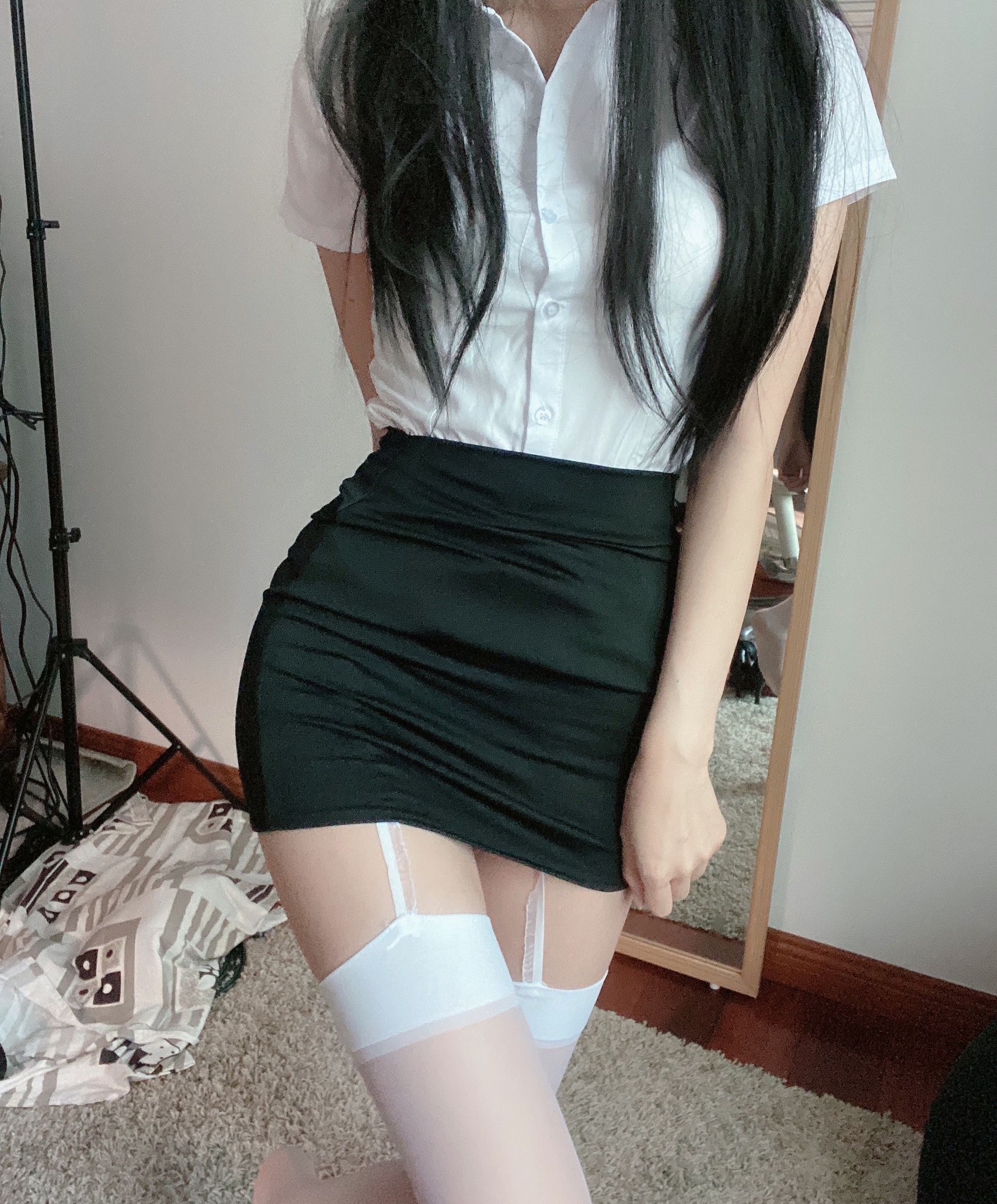 [福利COS] 51酱 - OL衬衣 1