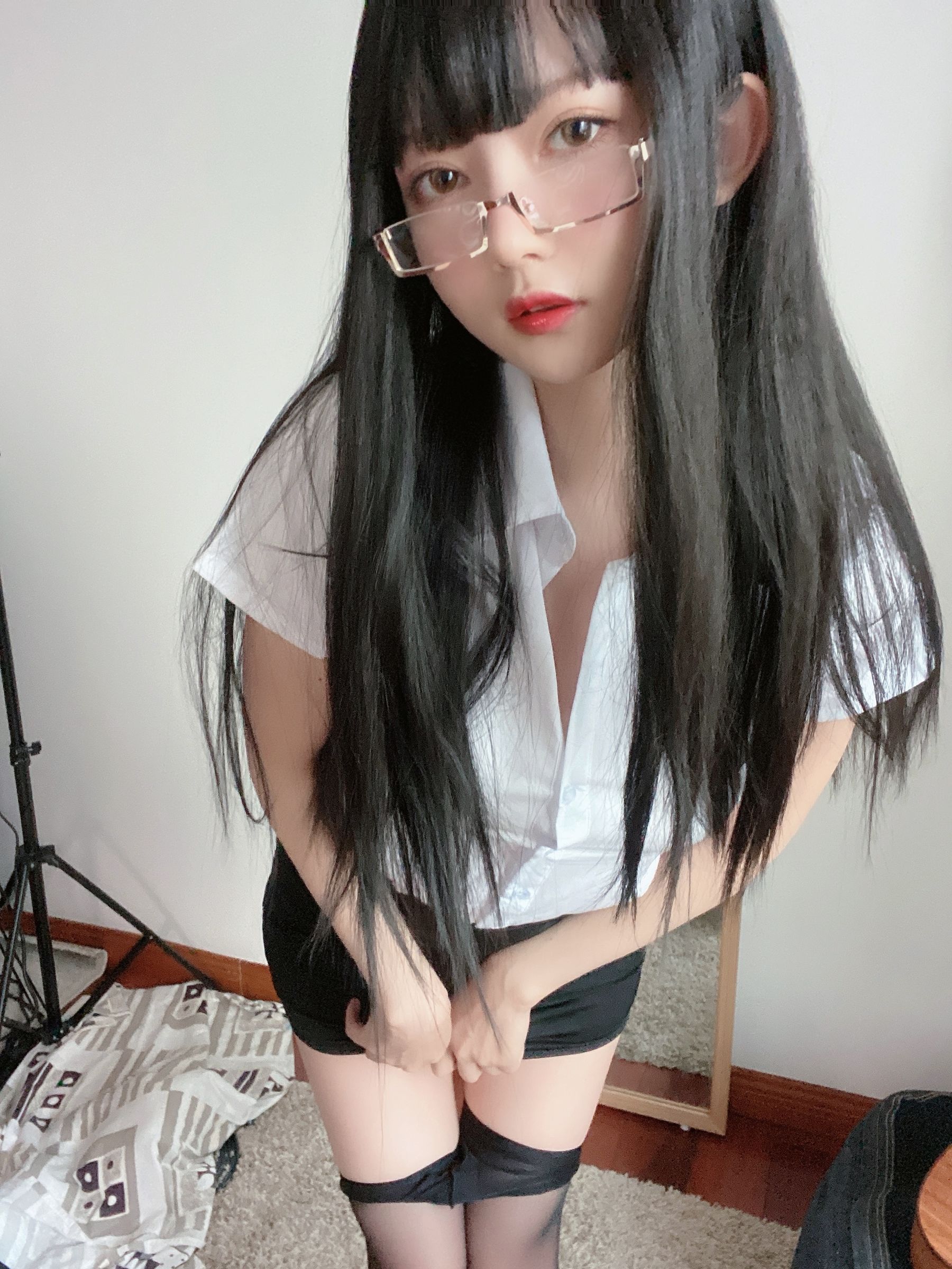 [福利COS] 51酱 - OL衬衣 5