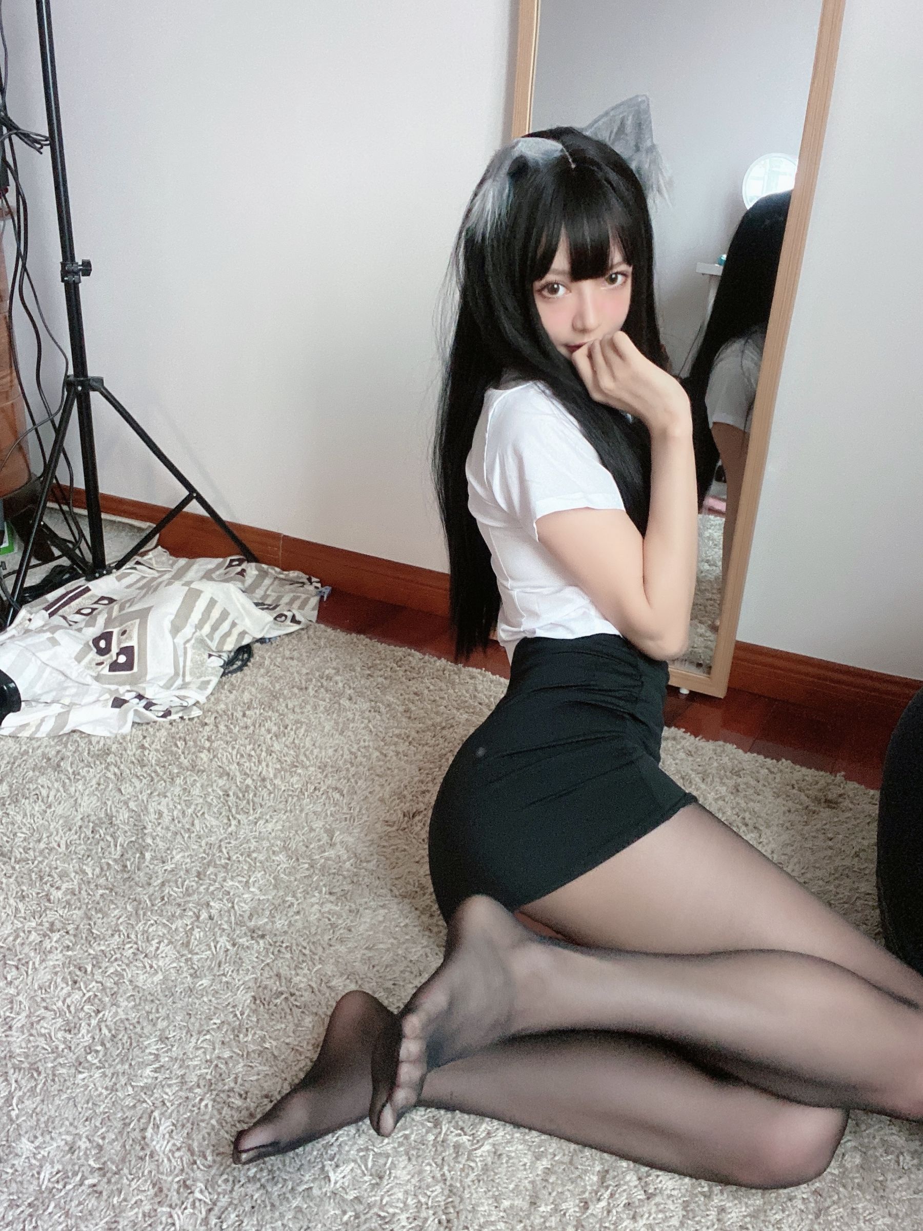 [福利COS] 51酱 - OL衬衣 9