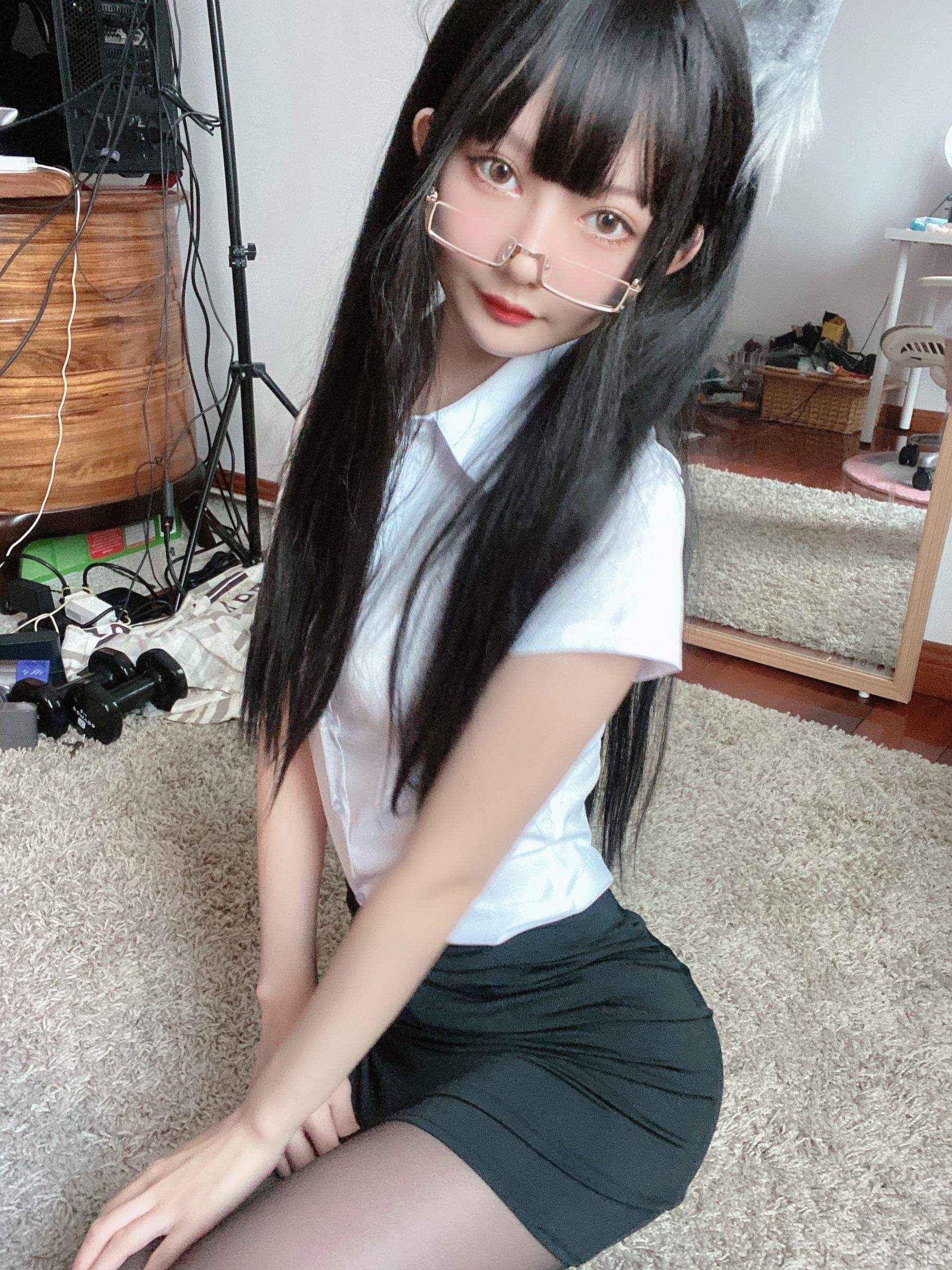 [福利COS] 51酱 - OL衬衣 10