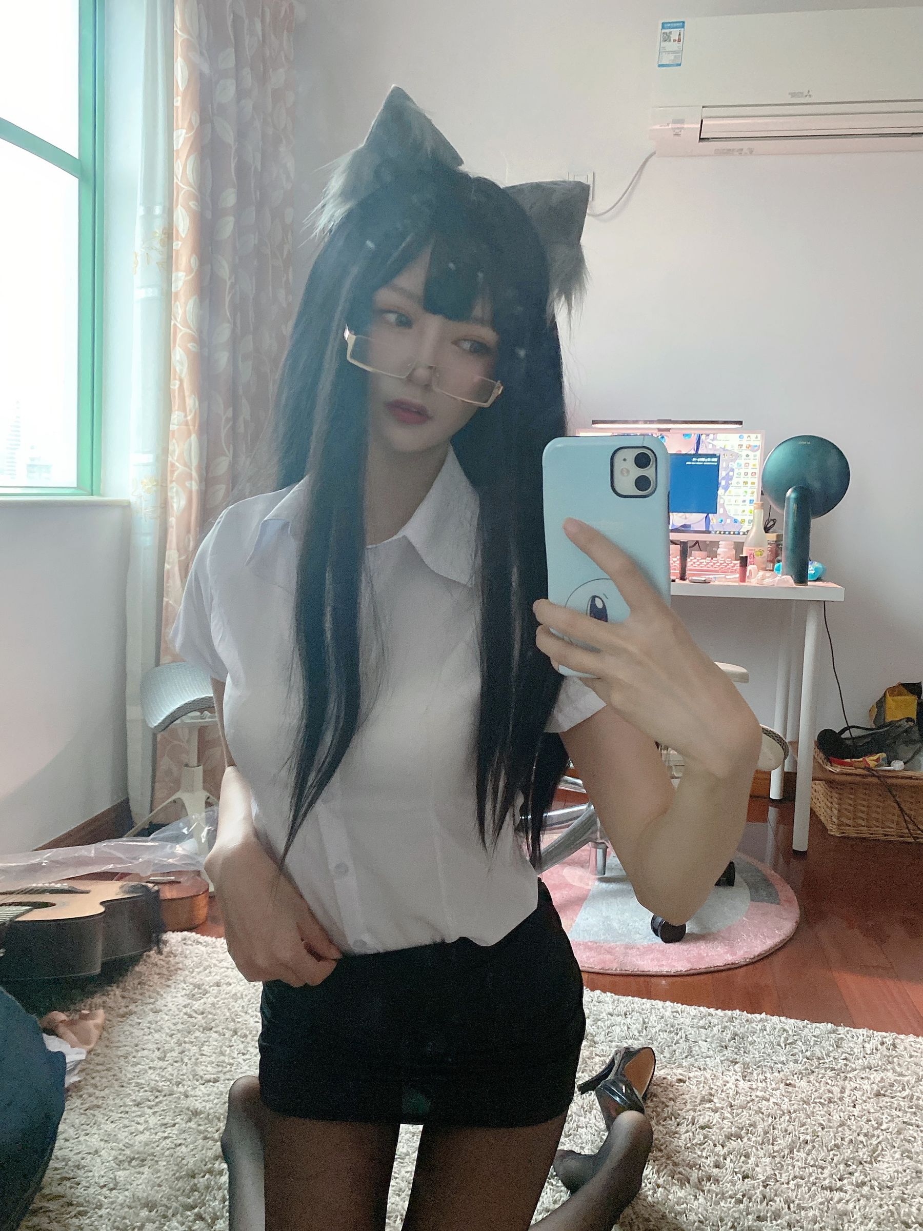 [福利COS] 51酱 - OL衬衣 13
