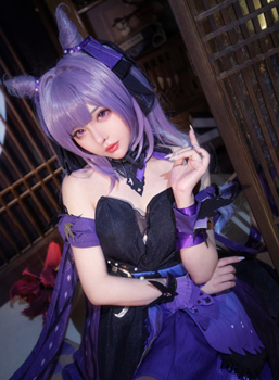 敲可爱哒nico酱cosplay原神刻晴