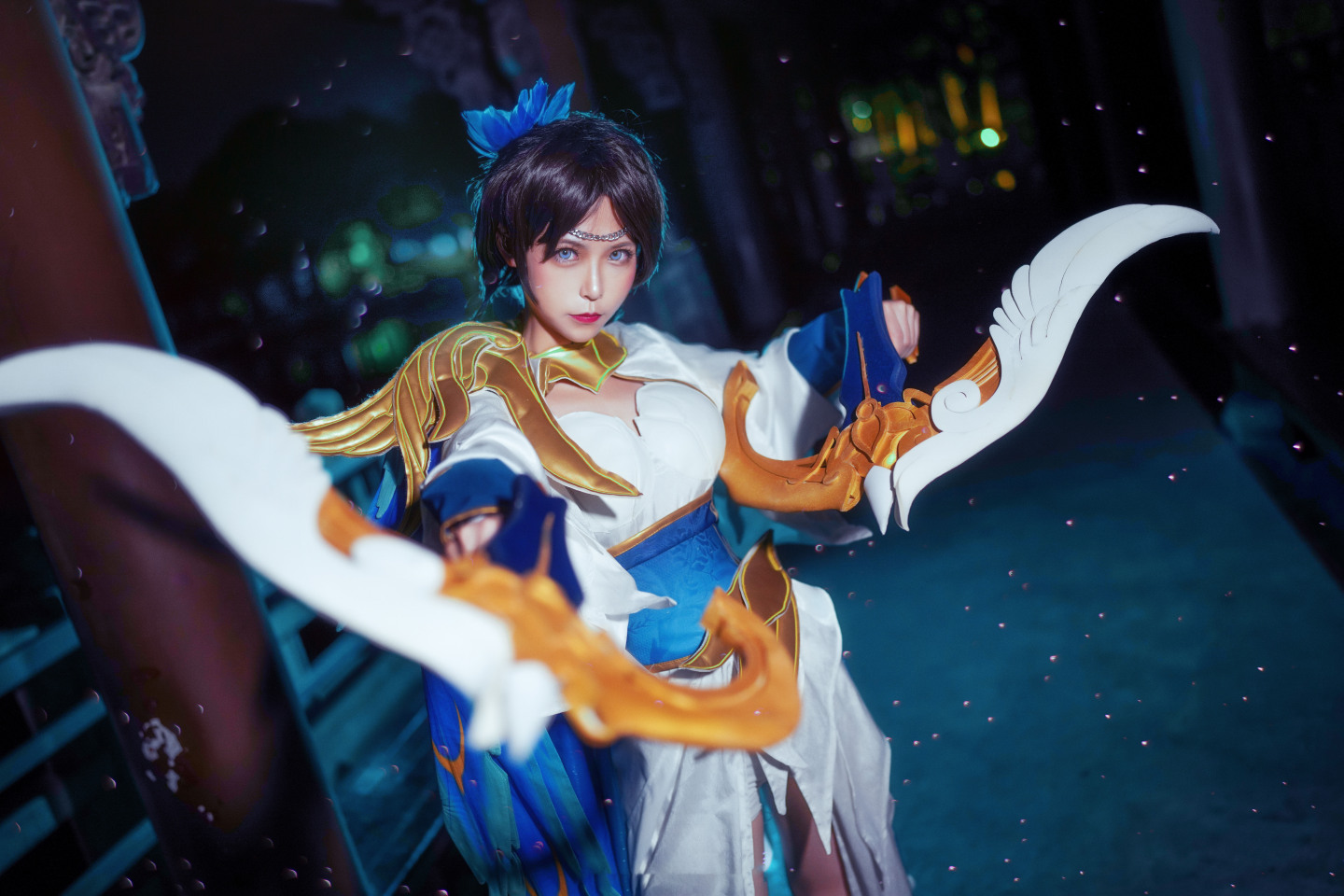 洛城雪Yuki王者荣誉虞姬云霓雀翎CosPlay7