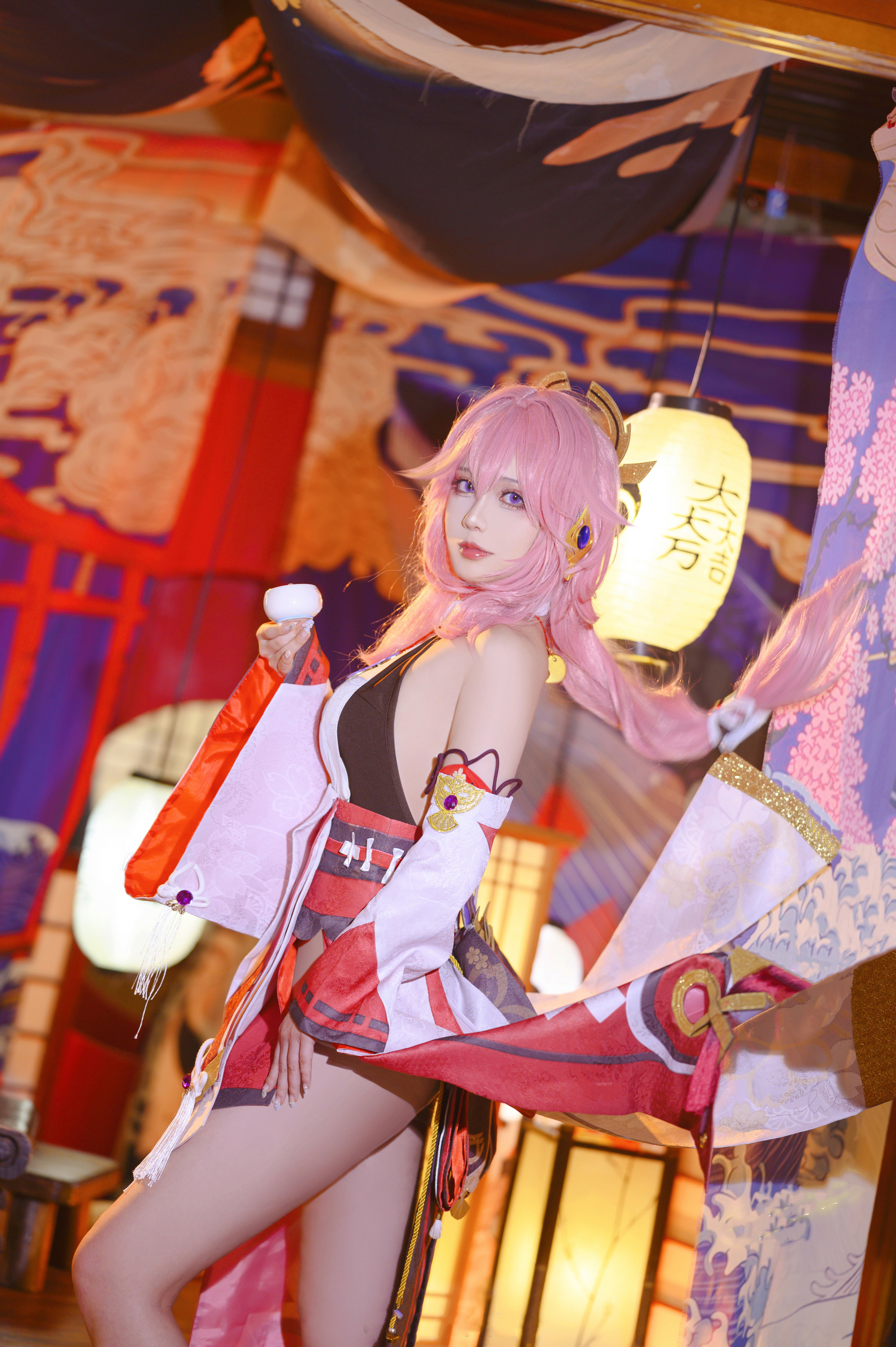 凌凌子原神八重神子cosplay4