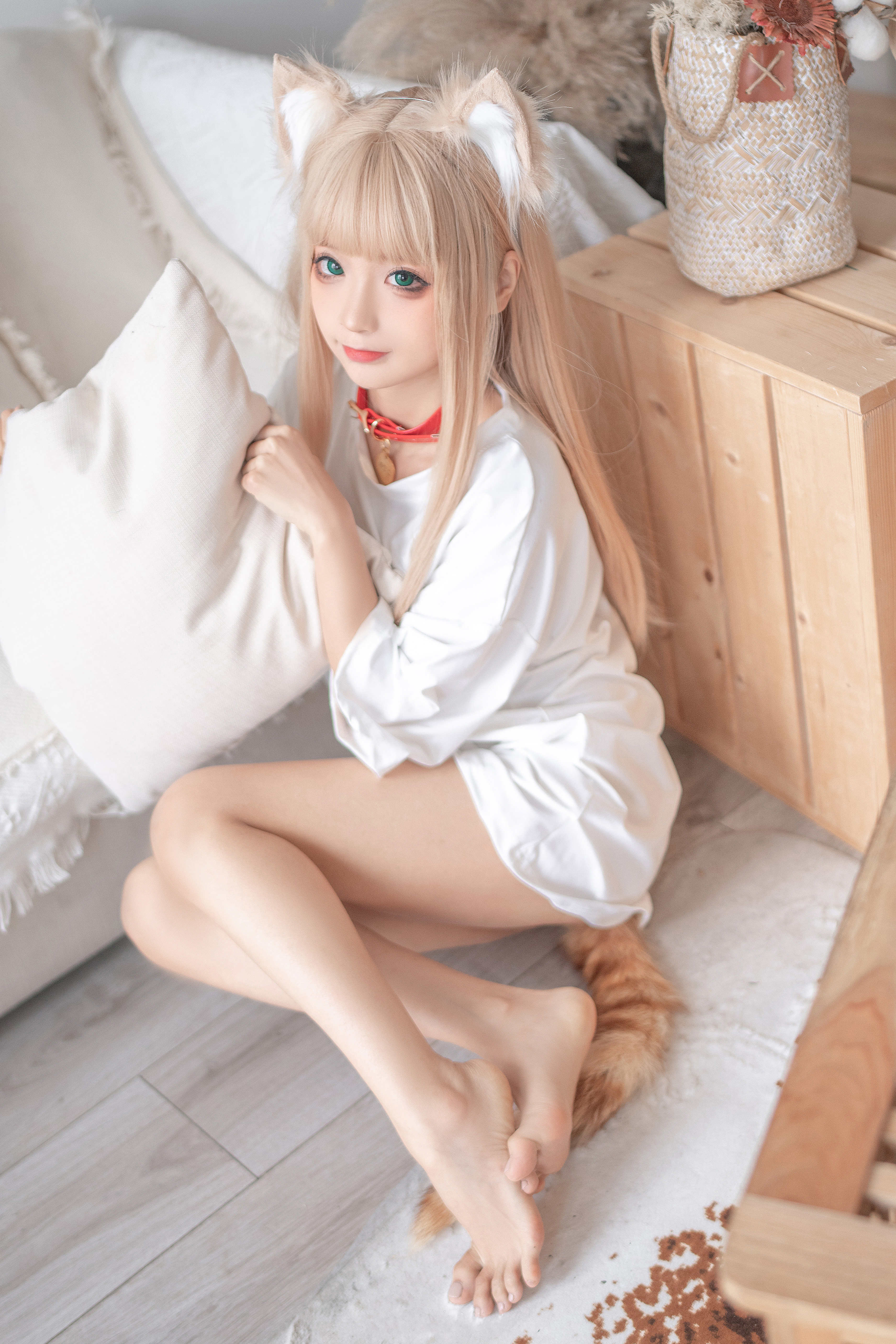 蠢沫沫黄豆粉猫娘cosplay3