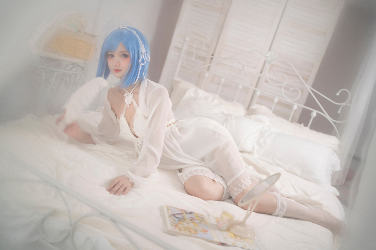 画晴碧蓝航线恰巴耶夫睡衣cosplay3