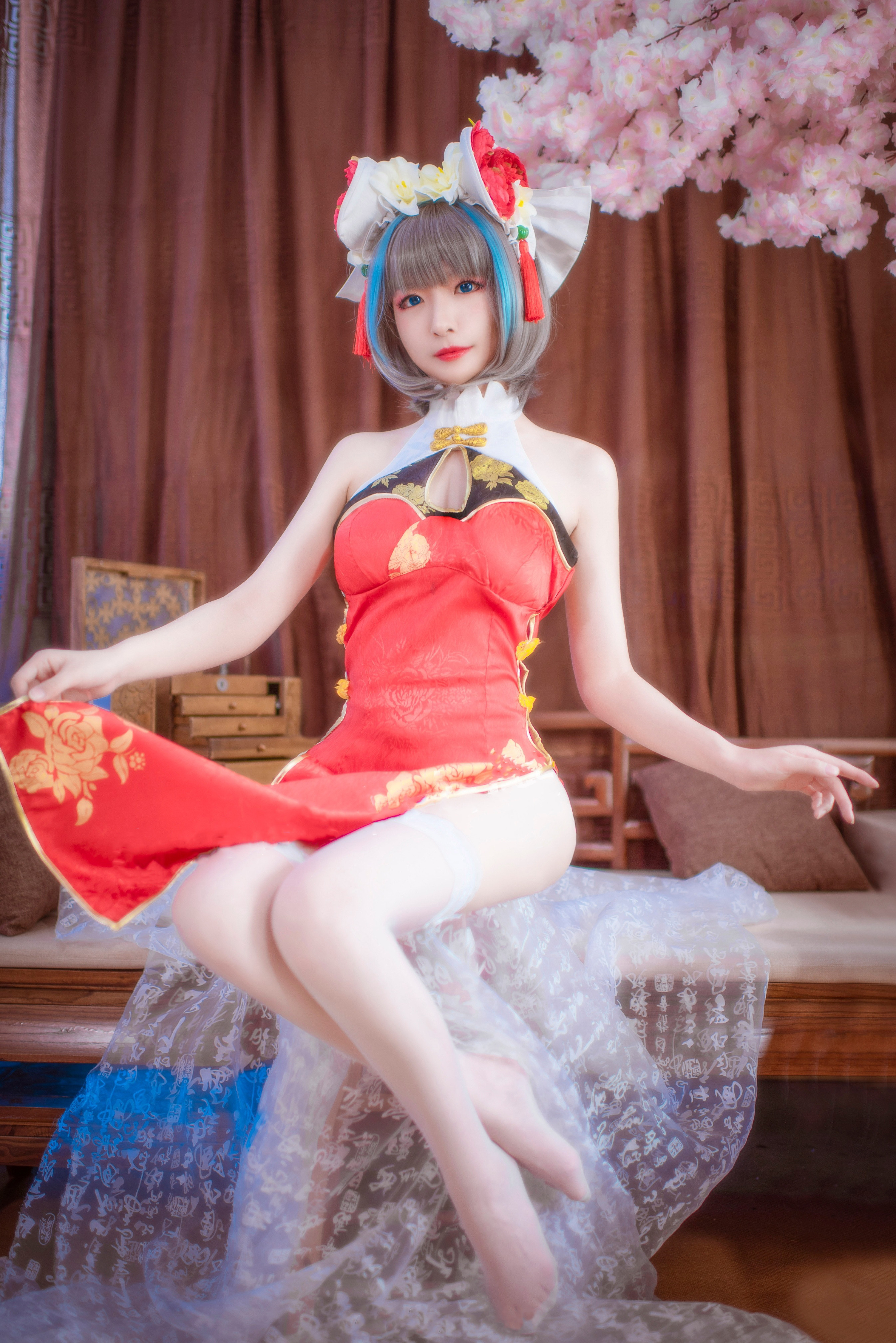 ShiQi十七骷碧蓝航线柴郡cosplay4