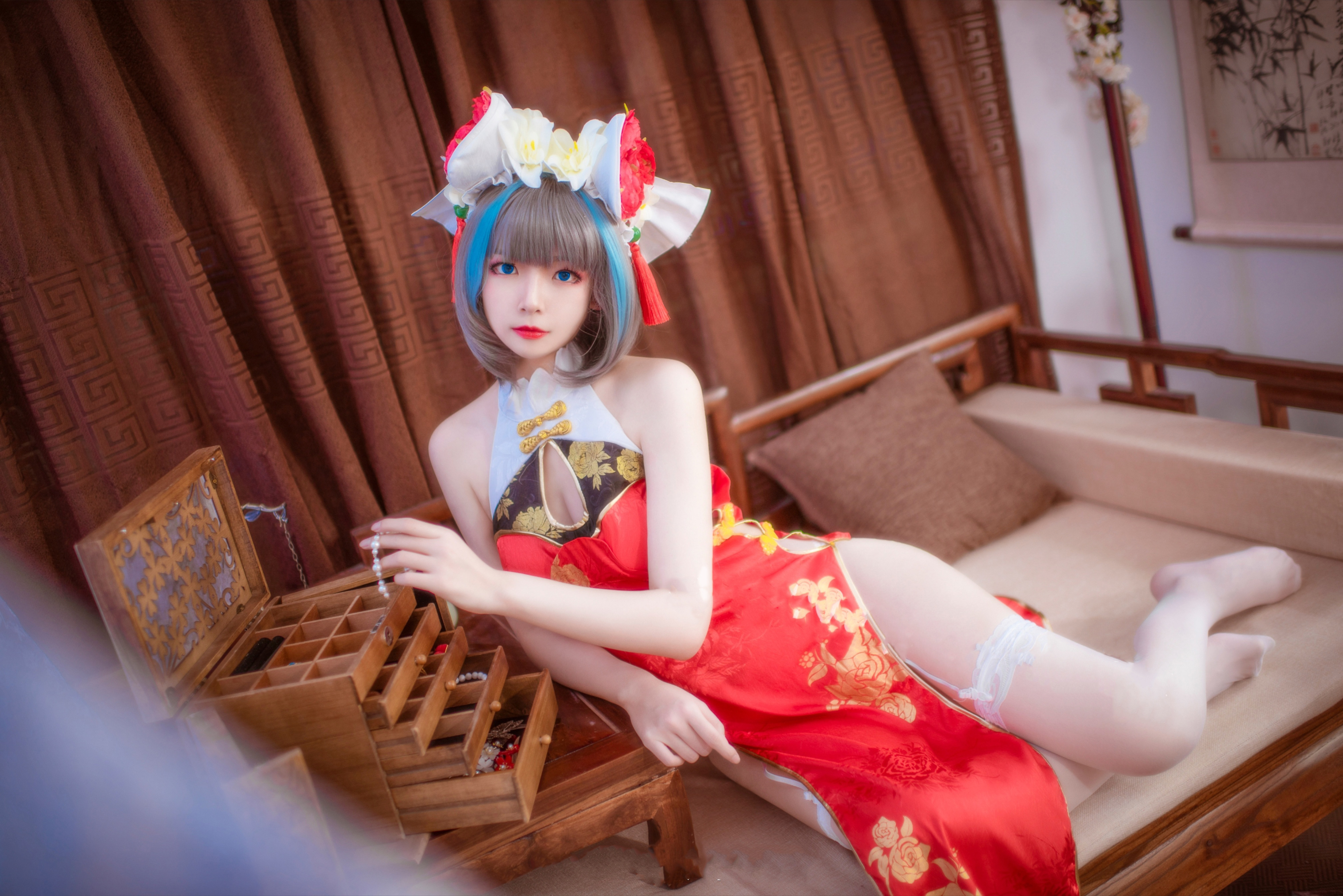 ShiQi十七骷碧蓝航线柴郡cosplay1