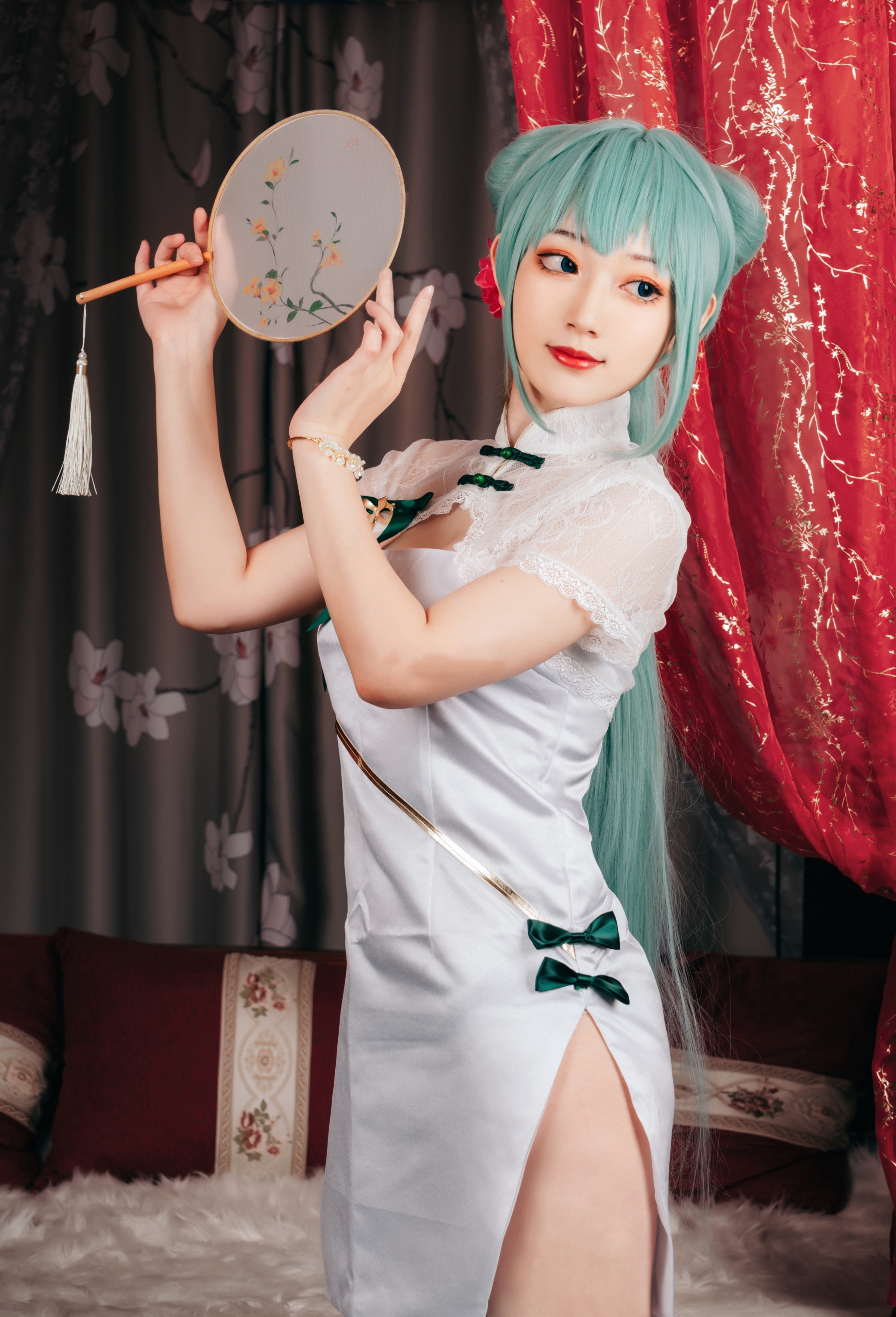 桃墨初音韶华CosPlay1