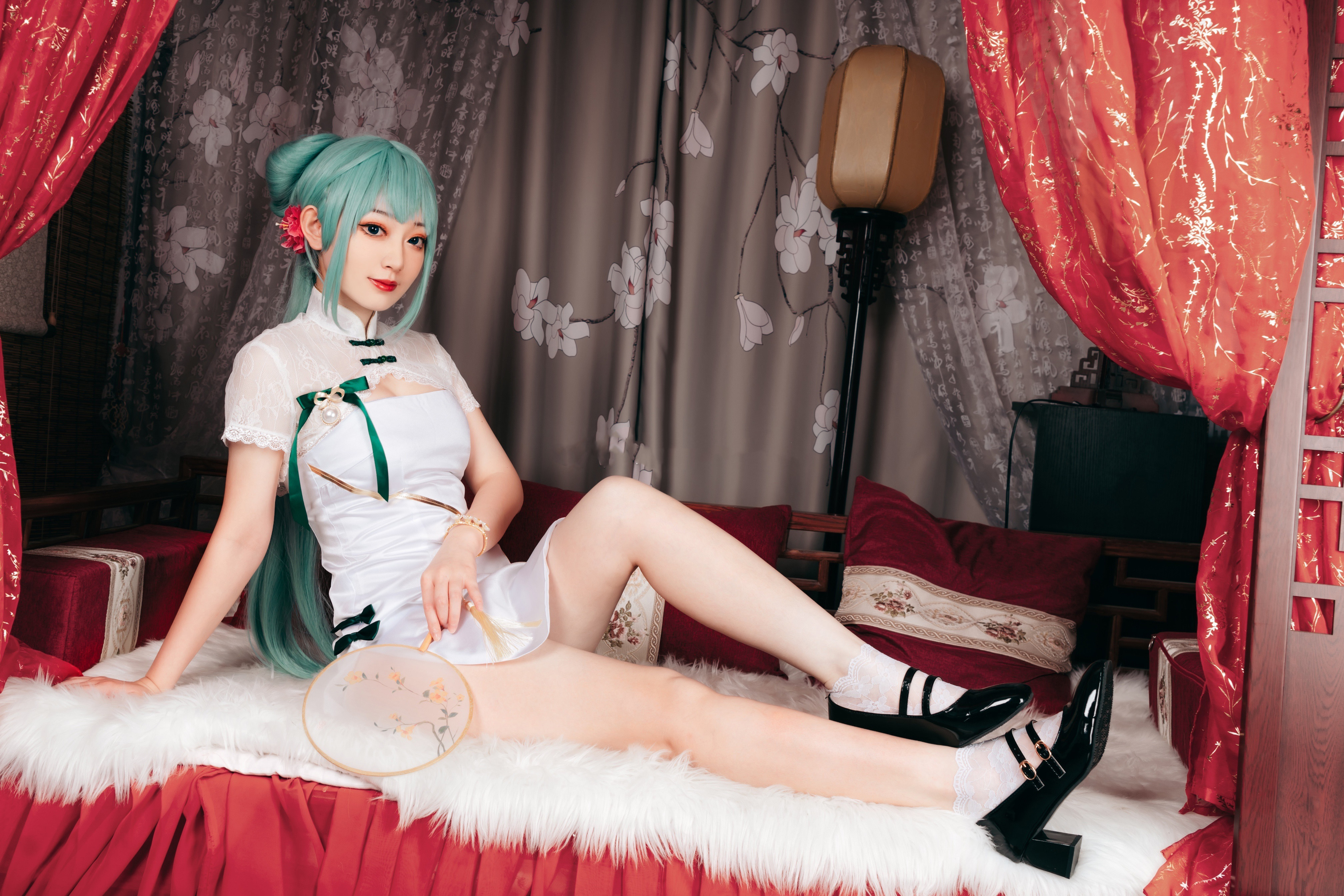 桃墨初音韶华CosPlay3