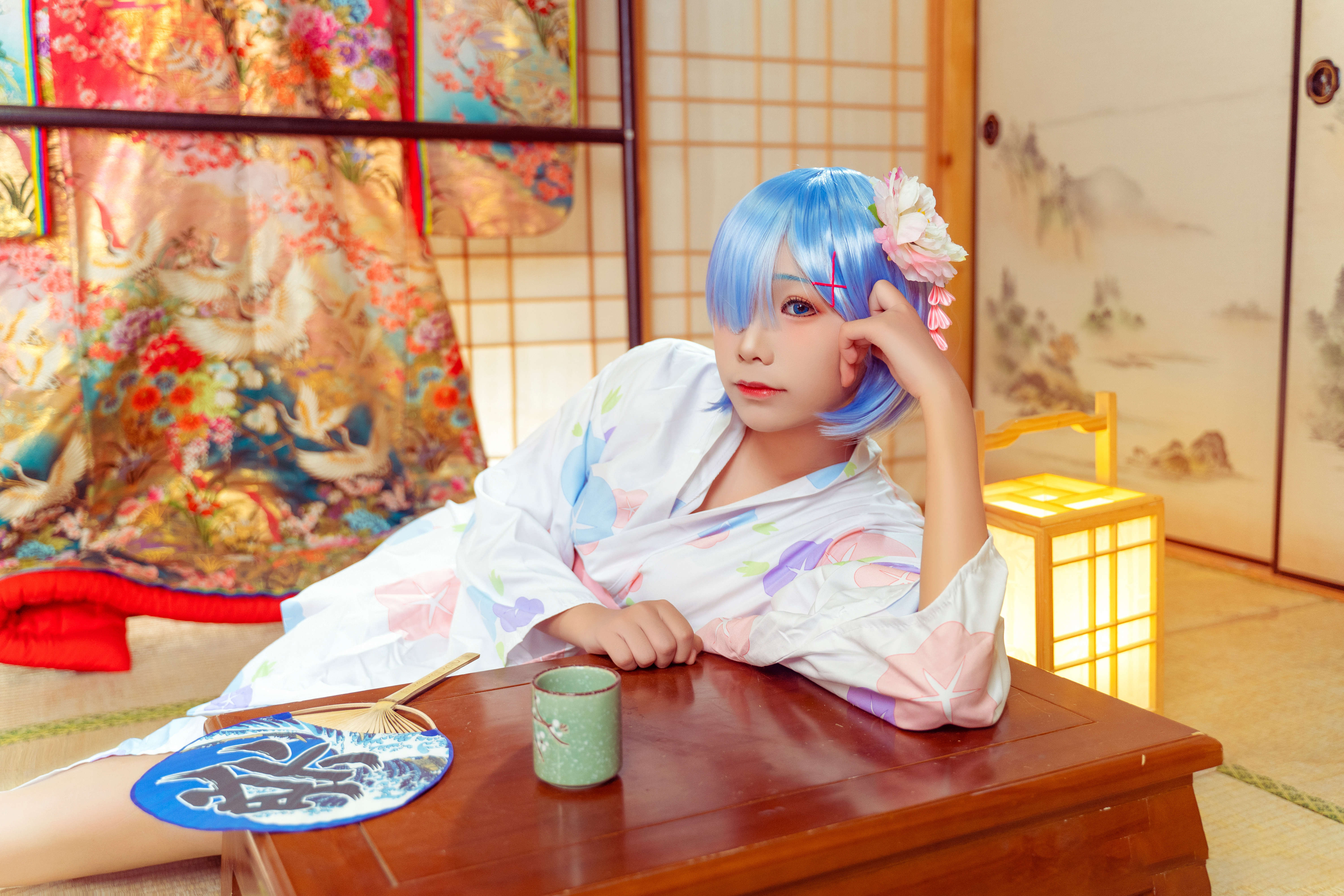 酥棠蕾姆浴衣Cosplay8