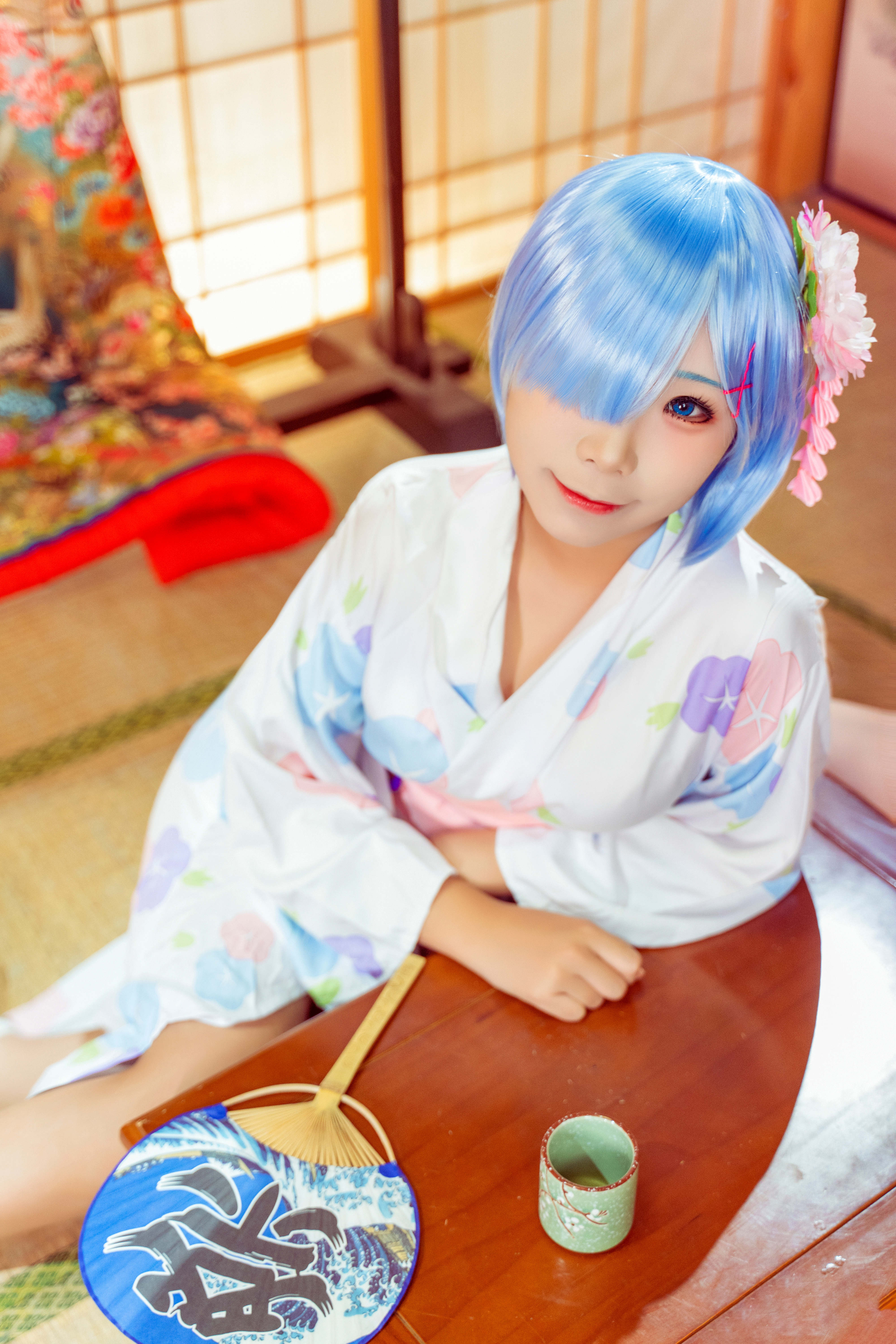 酥棠蕾姆浴衣Cosplay9