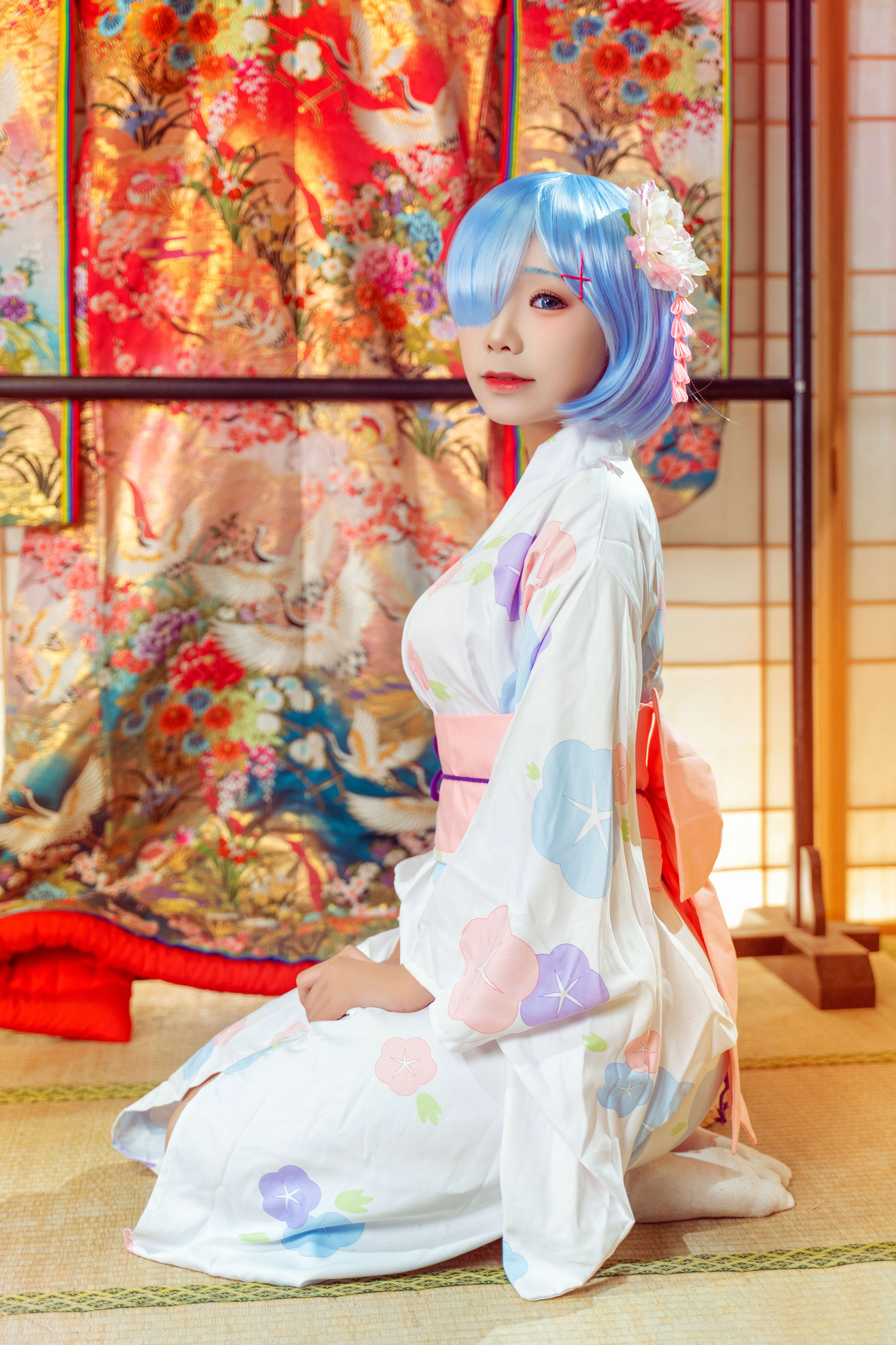 酥棠蕾姆浴衣cosplay3