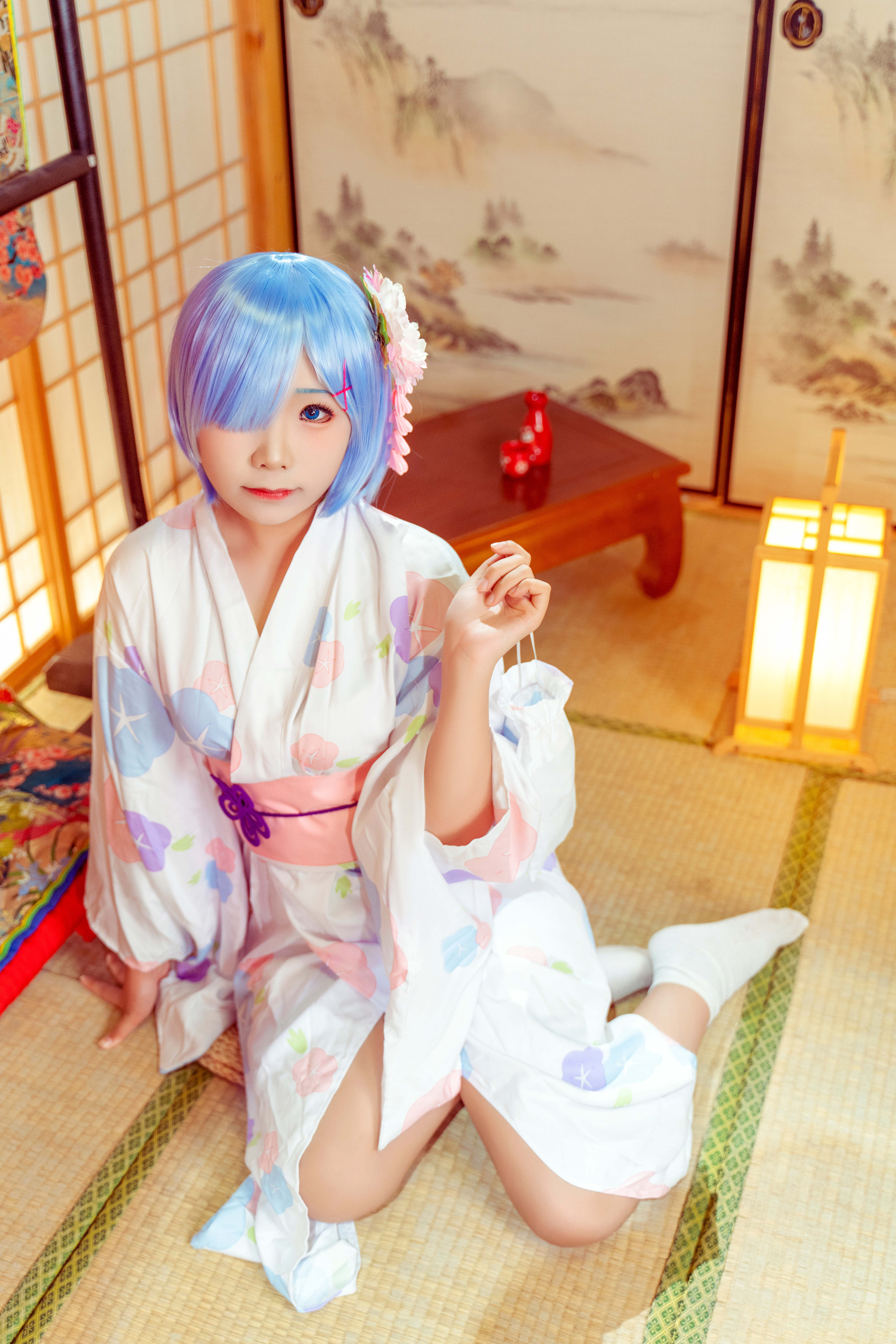 酥棠蕾姆浴衣cosplay1