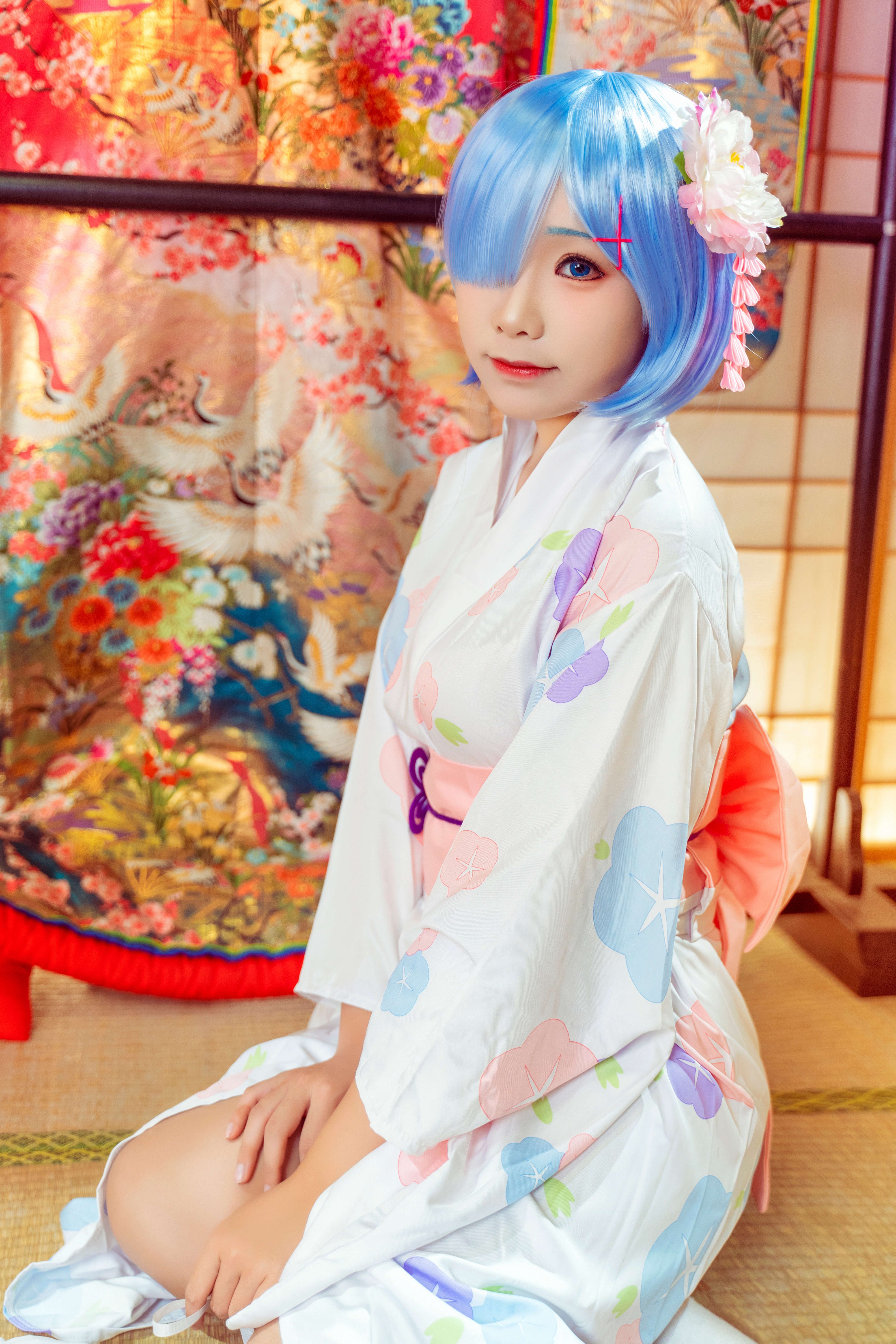 酥棠蕾姆浴衣cosplay4