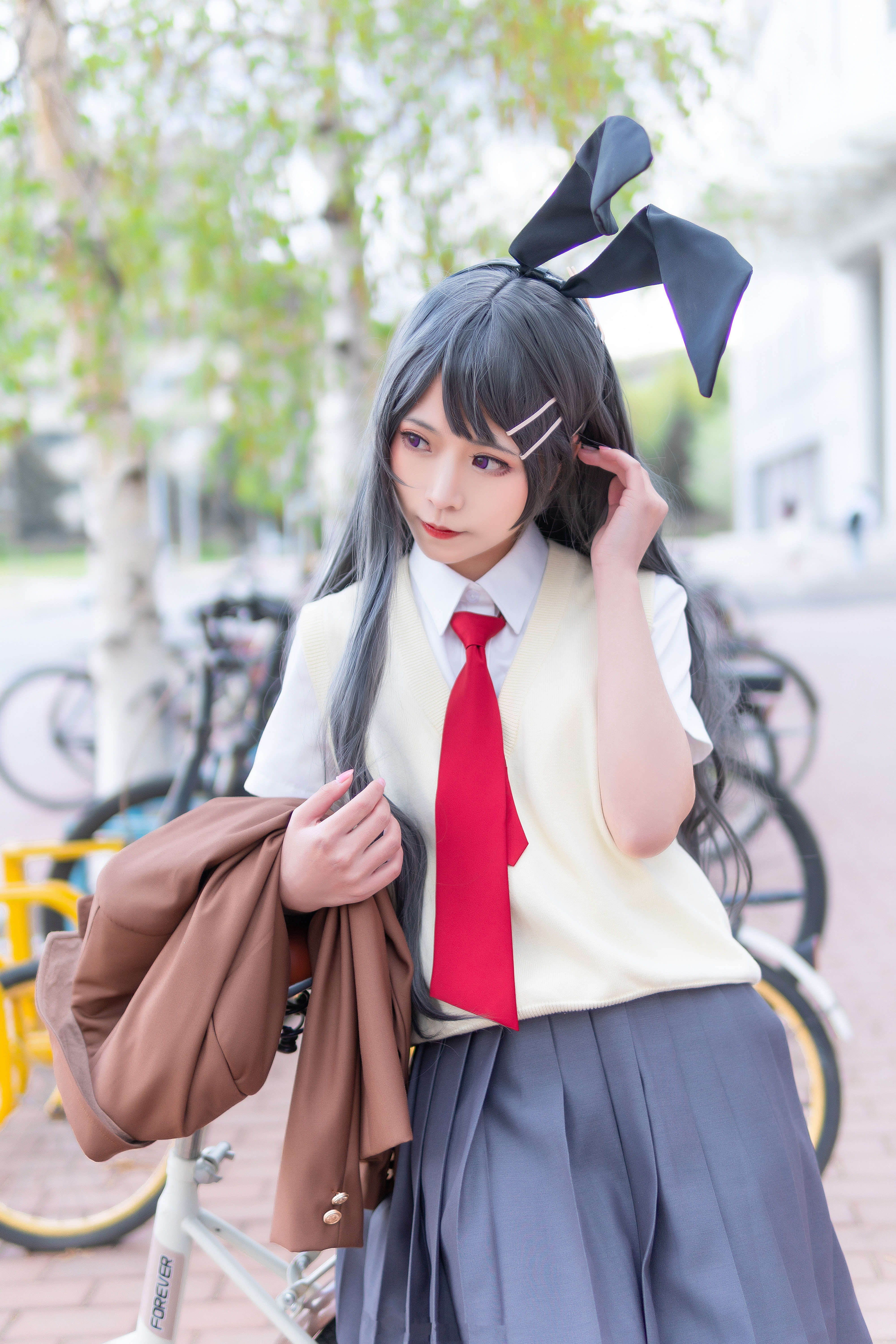 洛城雪Yuki青春期猪头少年不会梦到兔女郎学姐樱岛麻衣cosplay2