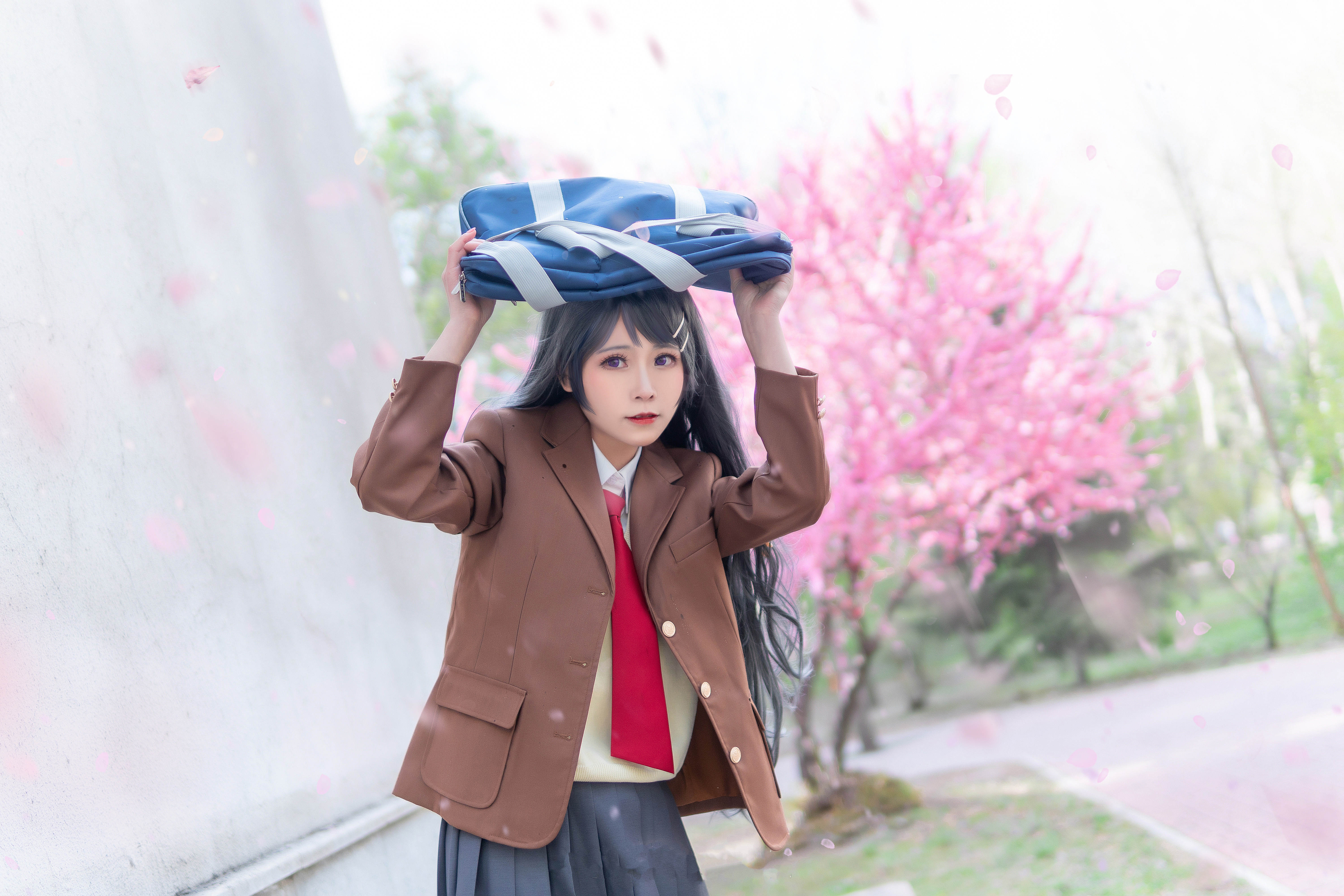 洛城雪Yuki青春期猪头少年不会梦到兔女郎学姐樱岛麻衣cosplay5