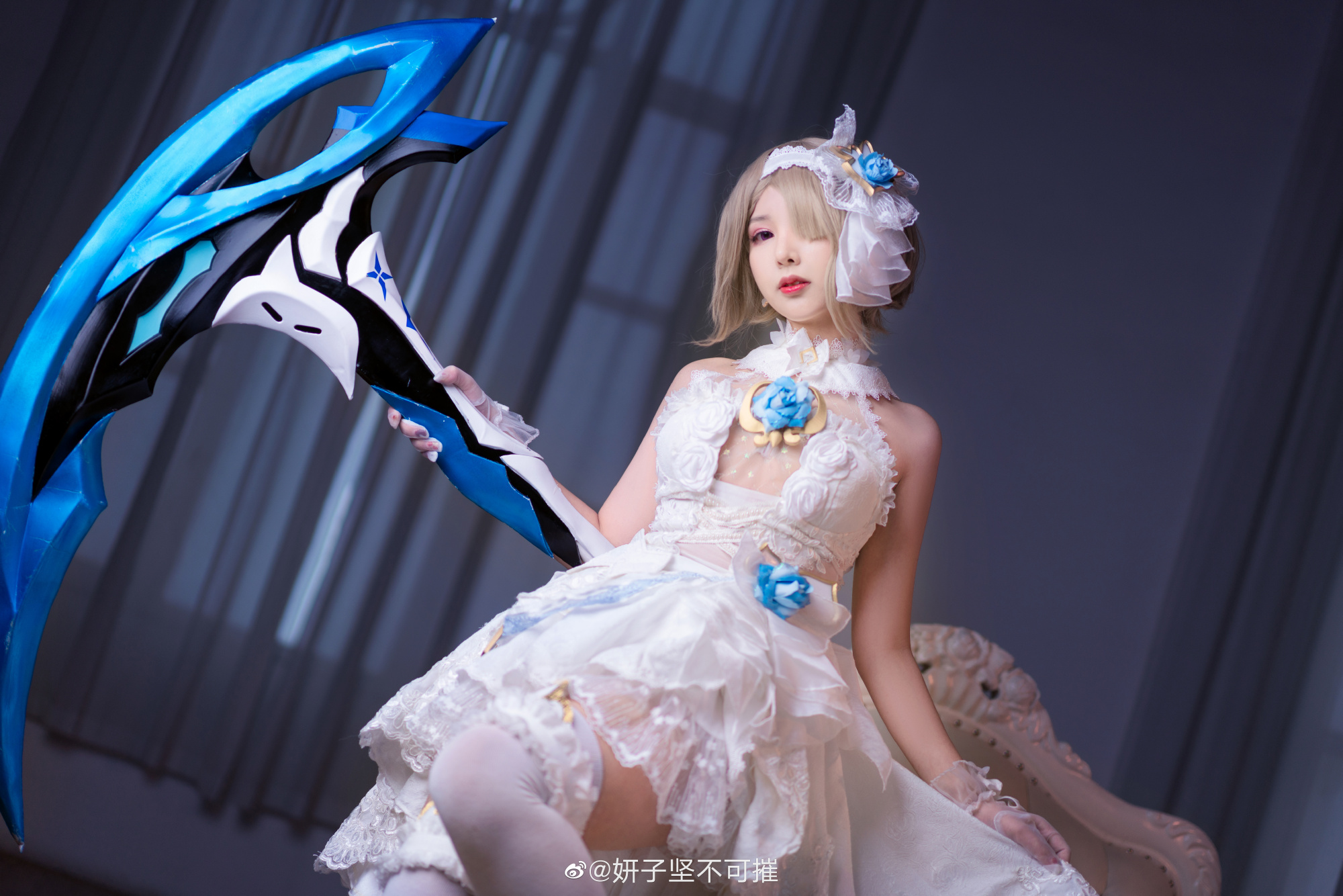 妍子坚不可摧崩坏三花嫁cosplay2