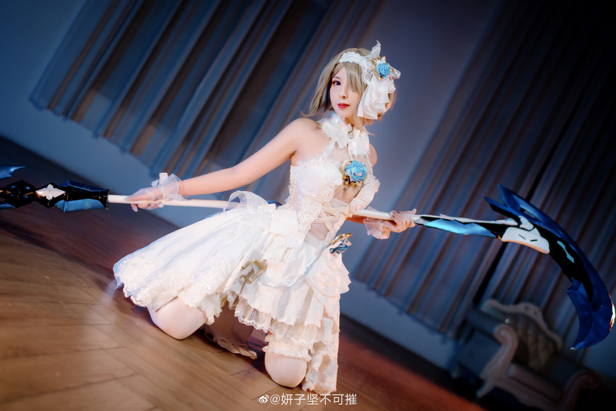 妍子坚不可摧崩坏三花嫁cosplay5