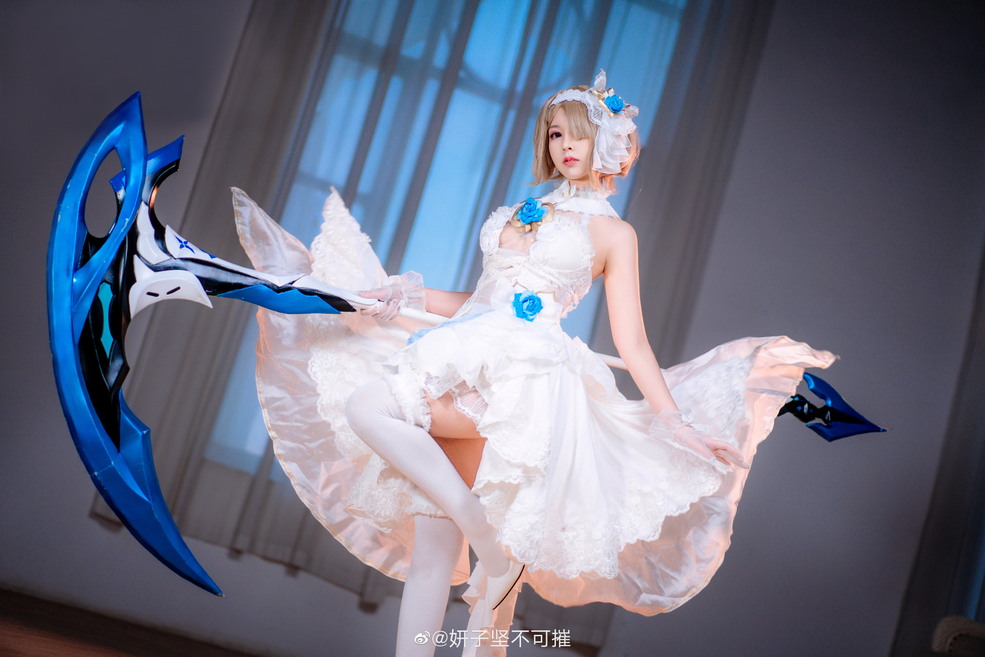 妍子坚不可摧崩坏三花嫁cosplay1