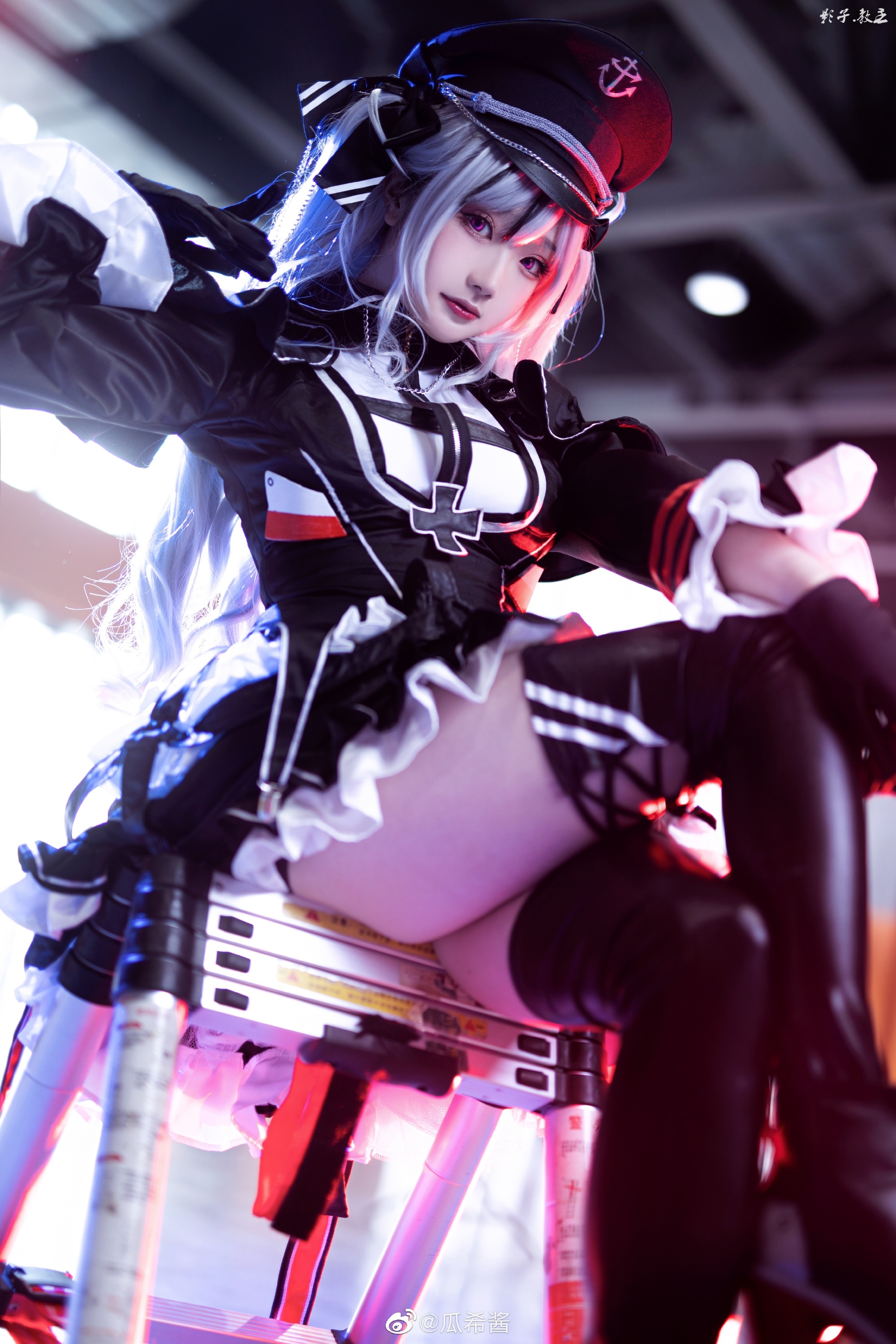 瓜希酱碧蓝航线易北CosPlay8