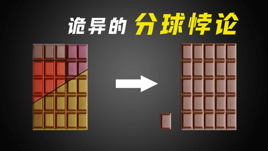 分球悖论是什么?一块巧克力能越切越多,怎么做到的?