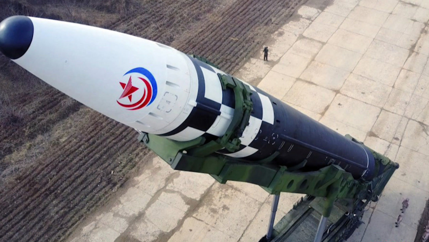 朝鲜导弹水平图片