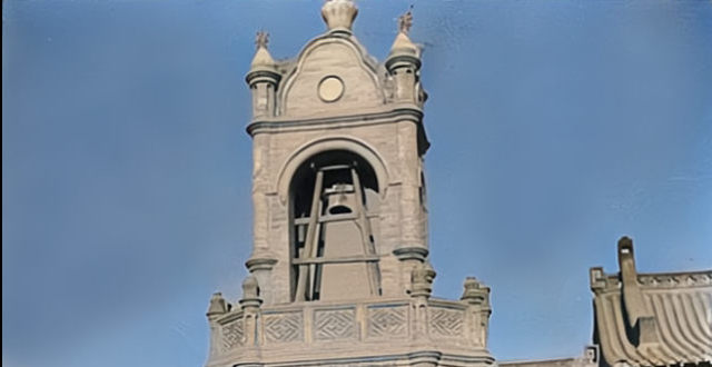 城墙等城内外风光民国老照片:河北望都县铁路沿线的风光民国老照片