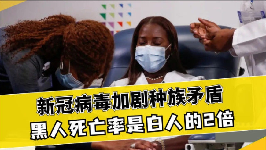美黑人新冠死亡率为白人2倍,新冠病毒揭露美国系统性种族歧视顽疾