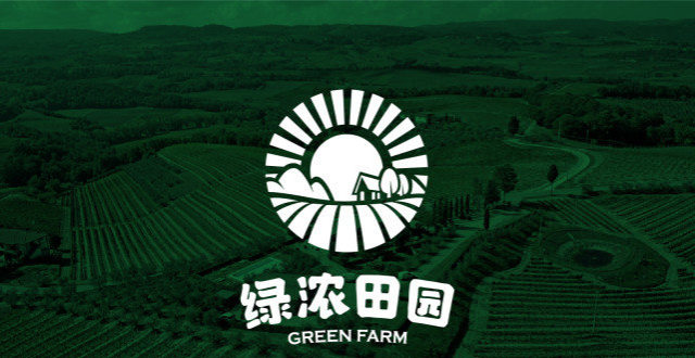 农业公司logo设计-绿浓田园